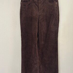 Lands End Corduroy Baggy Pants Womens Wide Leg Hamilton Baggie Y2k 2000s SZ14